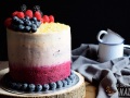Tarta de limón y arándanos