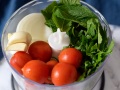 Triturar los ingredientes