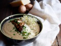 Crema de setas y parmesano