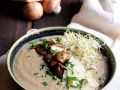 Crema de setas y parmesano
