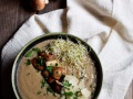 Crema de setas y parmesano