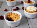 Crumble de cerezas