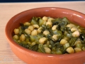 Garbanzos con acelgas