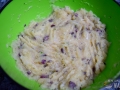 Pasta pegajosa pero manejable