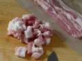 Trocear la panceta