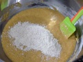Mezclamos ingredientes secos