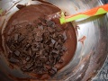 Chocolate negro troceado