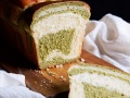 Pan Hokkaido con té matcha