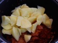 Patatas cortadas en cachelos Patatas cortadas en cachelos
