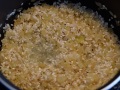 Cocer el risotto a fuego muy lento